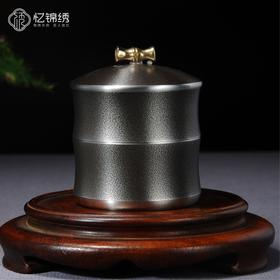 纯锡茶叶罐-【福】
