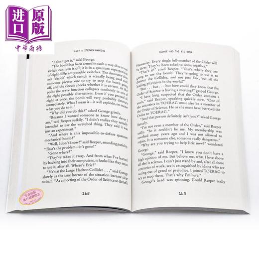 【中商原版】乔治的秘密钥匙Georges Secret Key 3 George and the big bang 英文原版小初文学 12岁 霍金Stephen Hawking 商品图4