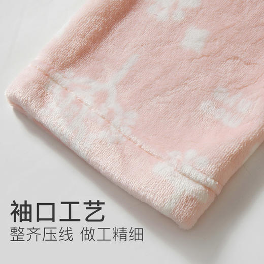 爱帝女式珊瑚绒加绒中厚保暖睡袍 商品图5