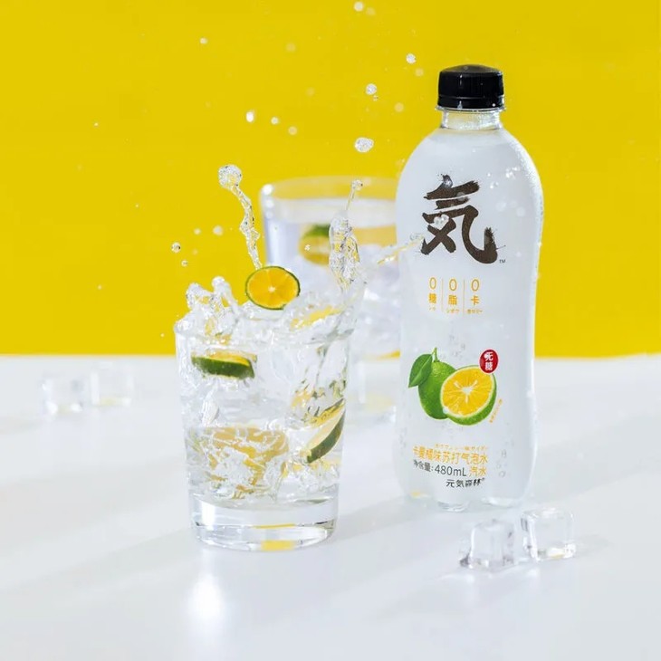 元気森林苏打气泡水卡曼橘口味480ml15瓶