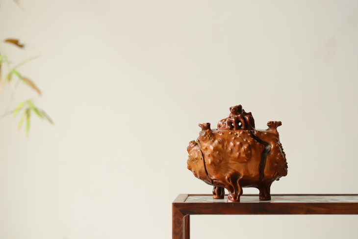 龙眼木香炉线香炉盘香炉 孤品