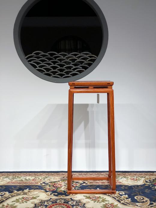 红桥红  家具严选  缅甸花梨（大果紫檀）  【96明式托泥束腰 花架】 商品图7