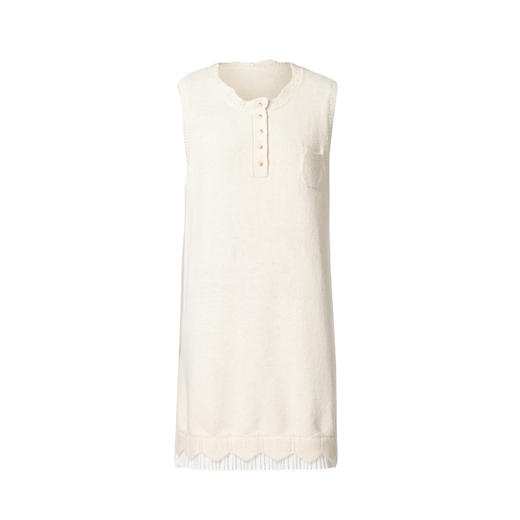 Famecoco范可儿毛衣马甲背心外套女士秋冬款外穿马夹F208CA008 商品图4