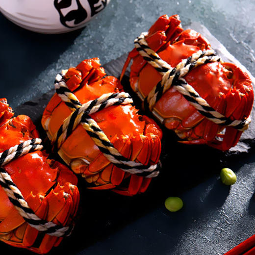 正宗阳澄湖大闸蟹官方旗舰4两鲜活螃蟹公母顺丰可全母10只礼盒装 商品图1