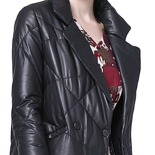 马天奴翻领长款羽绒服mpa708ly1