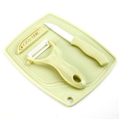 陶瓷水果刀三件套   水果刀、菜板、瓜刨 商品图3