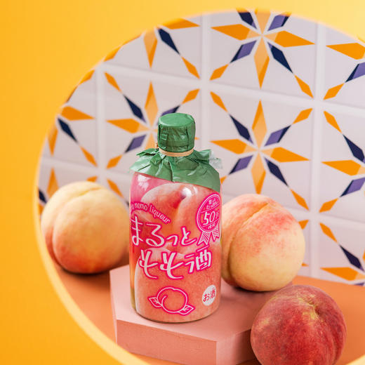 50桃汁令人惊讶特浓果酒日本原装进口玛噜多桃子酒500ml果酒甜酒