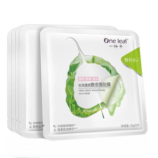 rm一叶子晚安面膜33g×5片