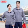 工作服男夏季套装耐磨建筑劳动工人工衣劳保服上衣企业工服定制 商品缩略图1