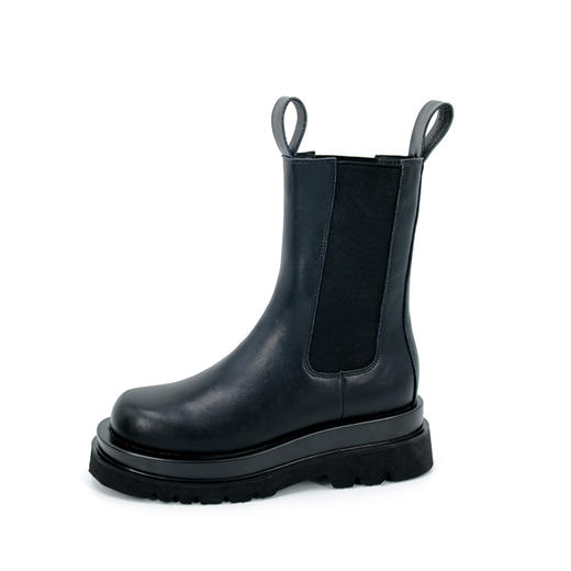 safiya索菲娅女鞋网红黑魔女切尔西女靴烟筒靴SF04116631 商品图1