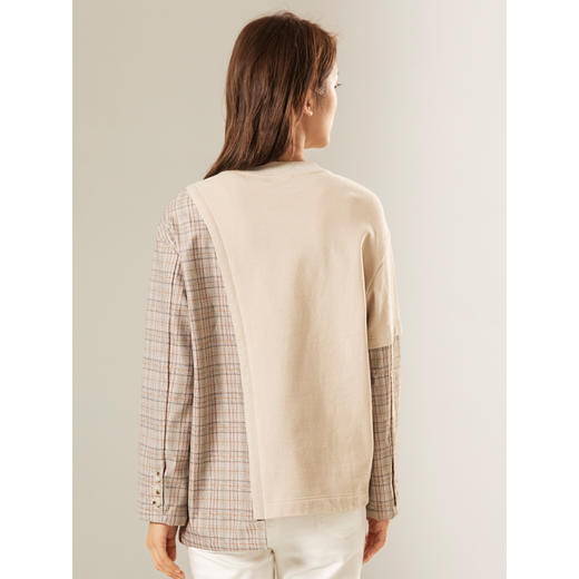 Famecoco范可儿女士卫衣女秋冬圆领宽松上衣F208BE006 商品图1