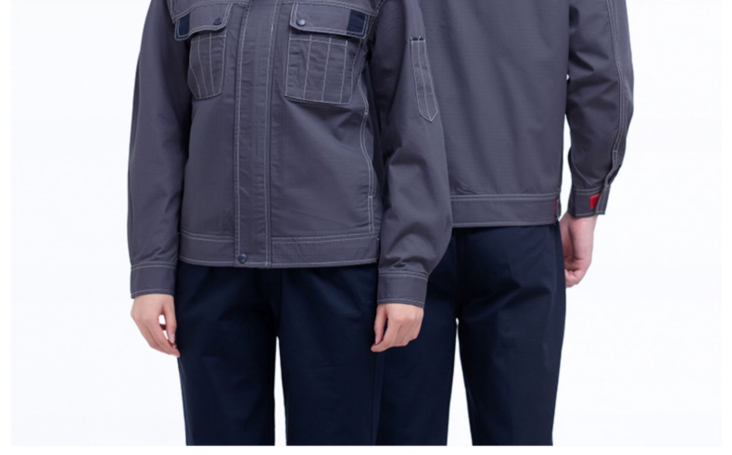 防撕裂工作服套装男士耐磨耐脏工地工程长袖衣服汽修厂服工服上衣