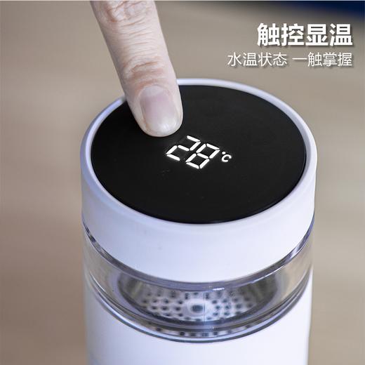 唯爱 | 温控隔茶保温杯 316不锈钢 镜面内胆 400ml 商品图3