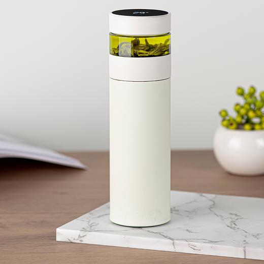 唯爱 | 温控隔茶保温杯 316不锈钢 镜面内胆 400ml 商品图4