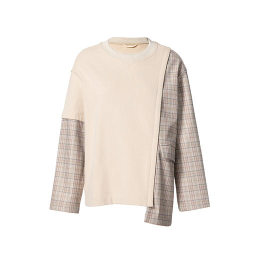 Famecoco范可儿女士卫衣女秋冬圆领宽松上衣F208BE006 商品图4