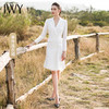 IWY/白色长袖连衣裙Q13096 商品缩略图12