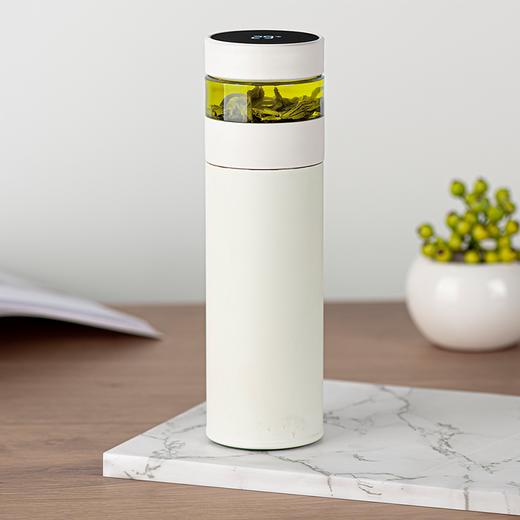 唯爱 | 温控隔茶保温杯 316不锈钢 镜面内胆 400ml 商品图0