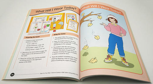 核心技能训练系列 科学 幼儿园小中大班 英文原版 Science Centers Grades PreK-K 美国加州教辅 evanmoor 英文版进口英语书 商品图2