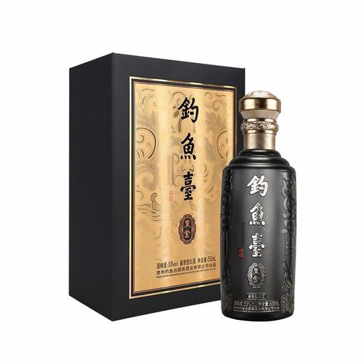 【推荐】钓鱼台黑金酒 酱香型白酒 53度 500ml 商品图0