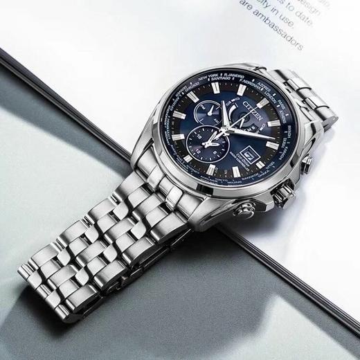 1F【西铁城】光动能电波表超级空中之鹰系列(型号AT9031-52L） 商品图0