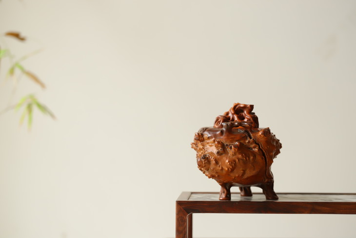 龙眼木香炉线香炉盘香炉 孤品