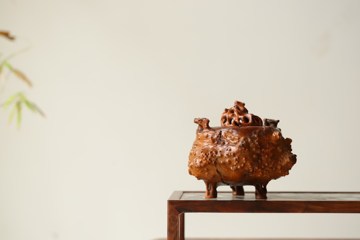 龙眼木香炉线香炉盘香炉 孤品