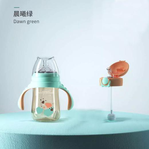 aynner新生婴儿奶瓶ppsu宽口径宝宝水杯 吸管杯奶瓶二合一 商品图3