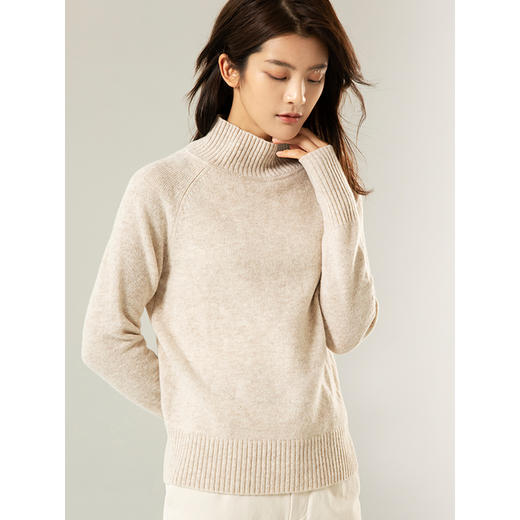 Famecoco范可儿温柔风针织衫秋冬季女韩版毛衣上衣F208DB019 商品图2