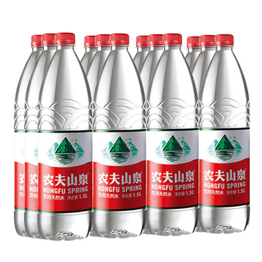 农夫山泉饮用天然水1.5L*12瓶 整箱大瓶矿泉水 商品图2