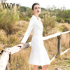 IWY/白色长袖连衣裙Q13096 商品缩略图9