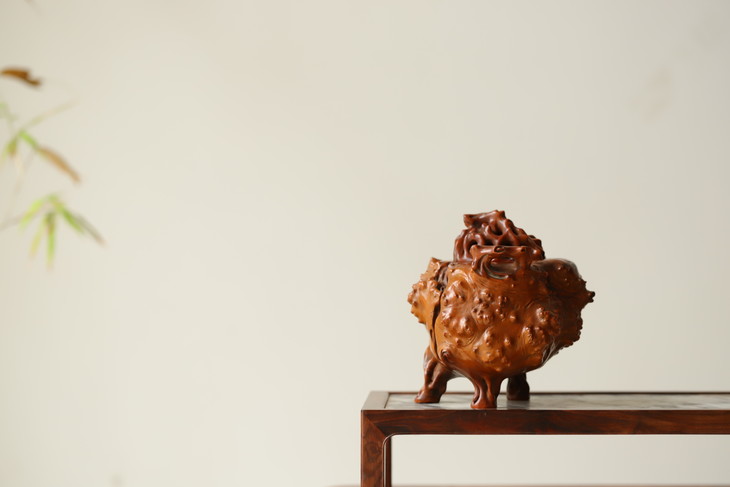 龙眼木香炉线香炉盘香炉 孤品