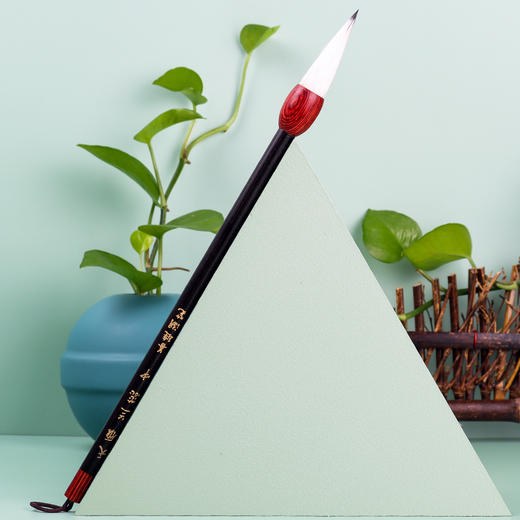 湖笔国画牡丹花卉毛笔大中小套装写意成人初学书画笔紫毫斗笔 商品图3