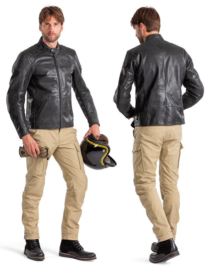 revitsherwood舍伍德四季复古骑行皮衣男款