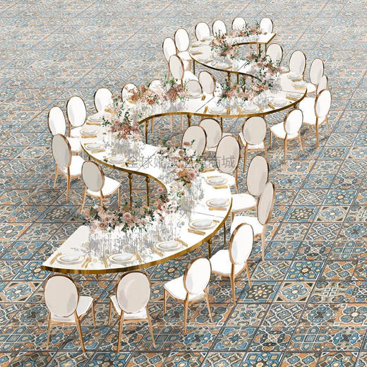 S型多用甜品桌（款式二）【运费自理】 商品图1