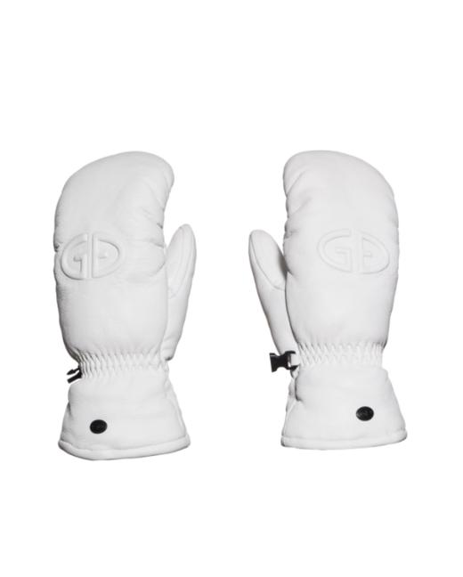 Goldbergh - Hilja Leather Mitten - White - 女装 - 滑雪手套 - 白色 商品图0