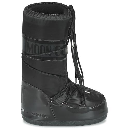 Moon Boots - Moon Boot Nylon - Black 女装 雪地靴 黑色 商品图1