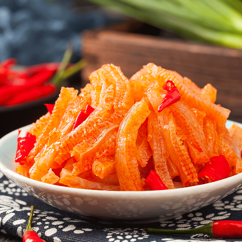 【神农魔芋】魔芋制品魔芋素毛肚休闲零食500g