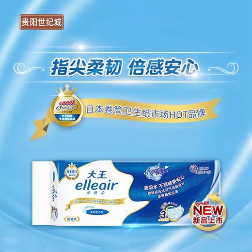 【GY】elleair 大王卷筒卫生纸柔韧吸水型10卷 商品图0