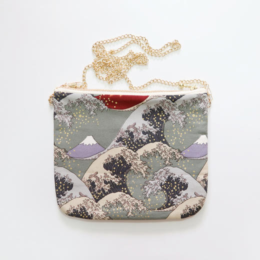 HUJI祤集横版链条斜挎包风の花富士山 商品图2