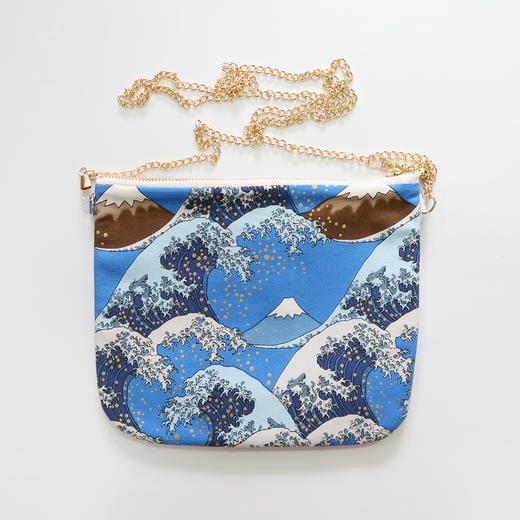 HUJI祤集横版链条斜挎包风の花富士山 商品图1