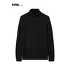 HIM漢崇 冬新品可翻高领黑色毛衣男装青年加厚羊毛衫修身韩版潮 商品缩略图0