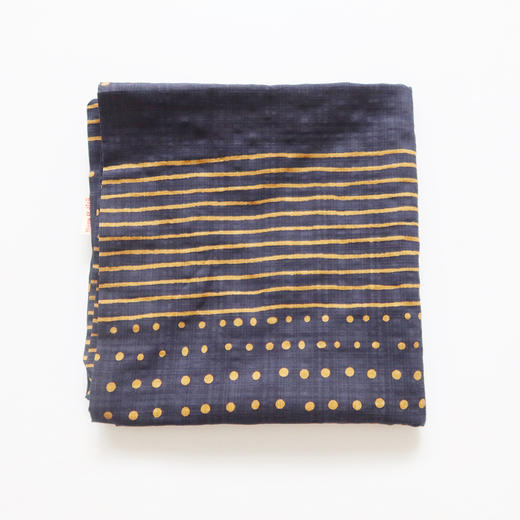 HUJI祤集薄款长围巾插画圆点线条 商品图1