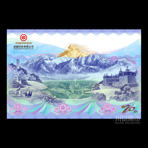 【中国印钞】甘孜建州70周年纪念券 三连体 商品图2