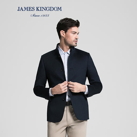 JAMES KINGDOM占姆士男士羊毛大衣外套 商品图0