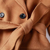 EITIE爱特爱秋冬季纯色复古翻领修身双排扣呢子大衣女毛呢外套5214913 商品缩略图4