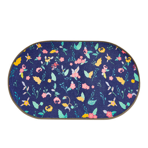 又夕月花朵毛绒丝圈地垫  商品图4