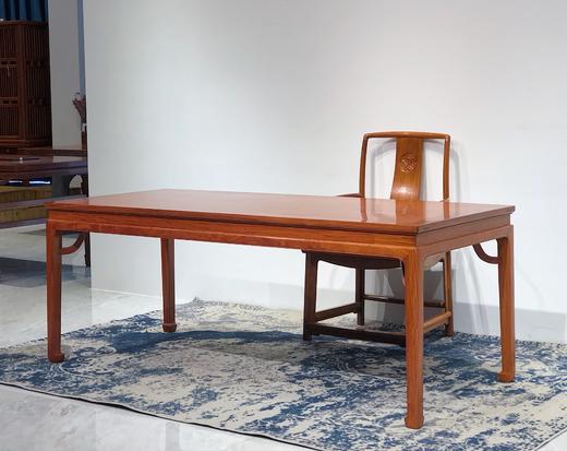 红桥红  家具严选  缅甸花梨（大果紫檀）  【198 马蹄腿四抽屉茶桌 七件套】 商品图6