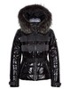 Sportalm - Juwel oG m Kap + P Patent Fur Hooded Jacket - Black 女装 滑雪夹克 黑色 商品缩略图0
