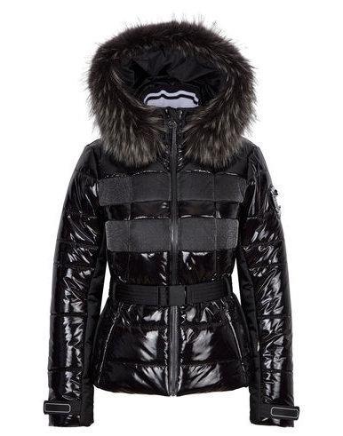 Sportalm - Juwel oG m Kap + P Patent Fur Hooded Jacket - Black 女装 滑雪夹克 黑色 商品图0