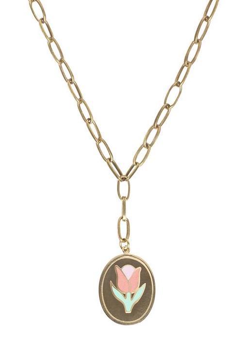 北京仓丨Wilhelmina Garcia-Bloomland-郁金香 项链［西班牙设计师］ 商品图1